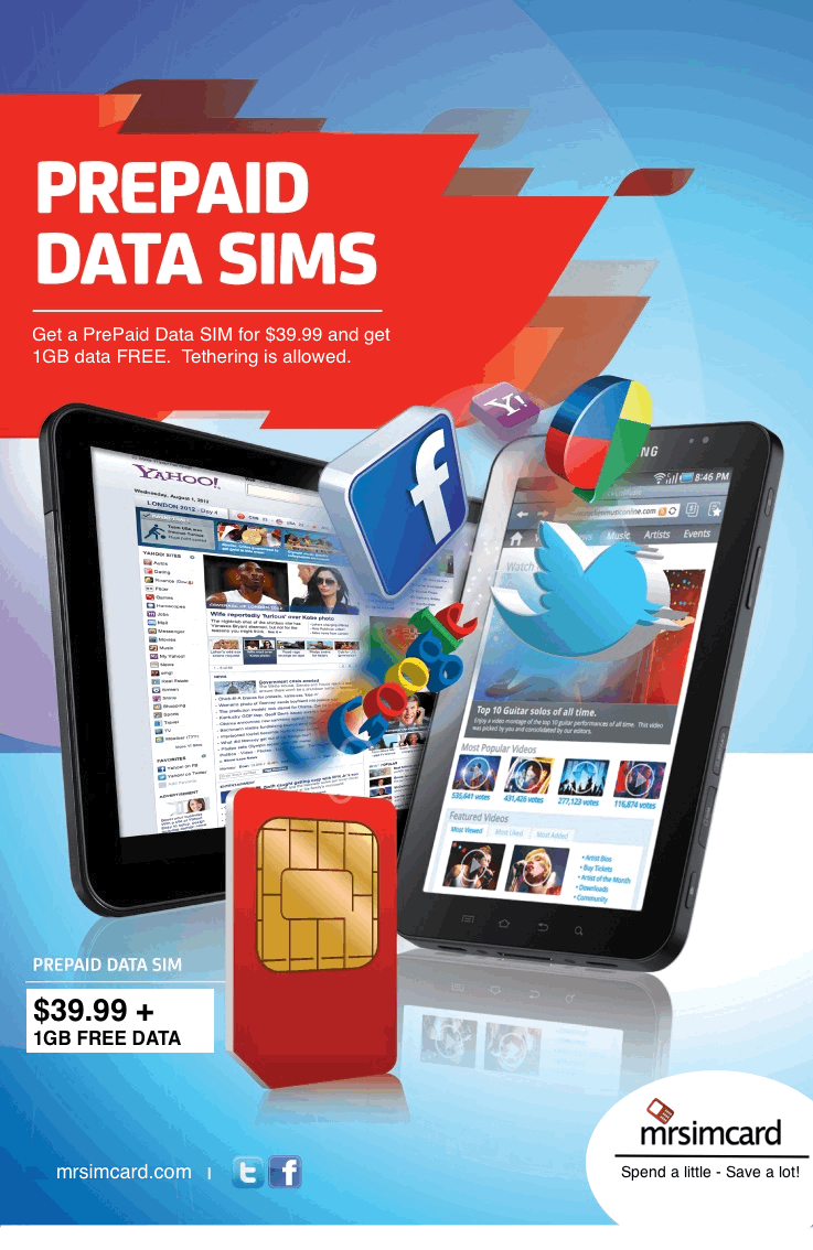 iPad Sim USA