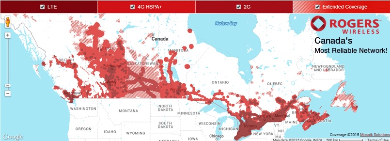 Rogers Canada Coverage